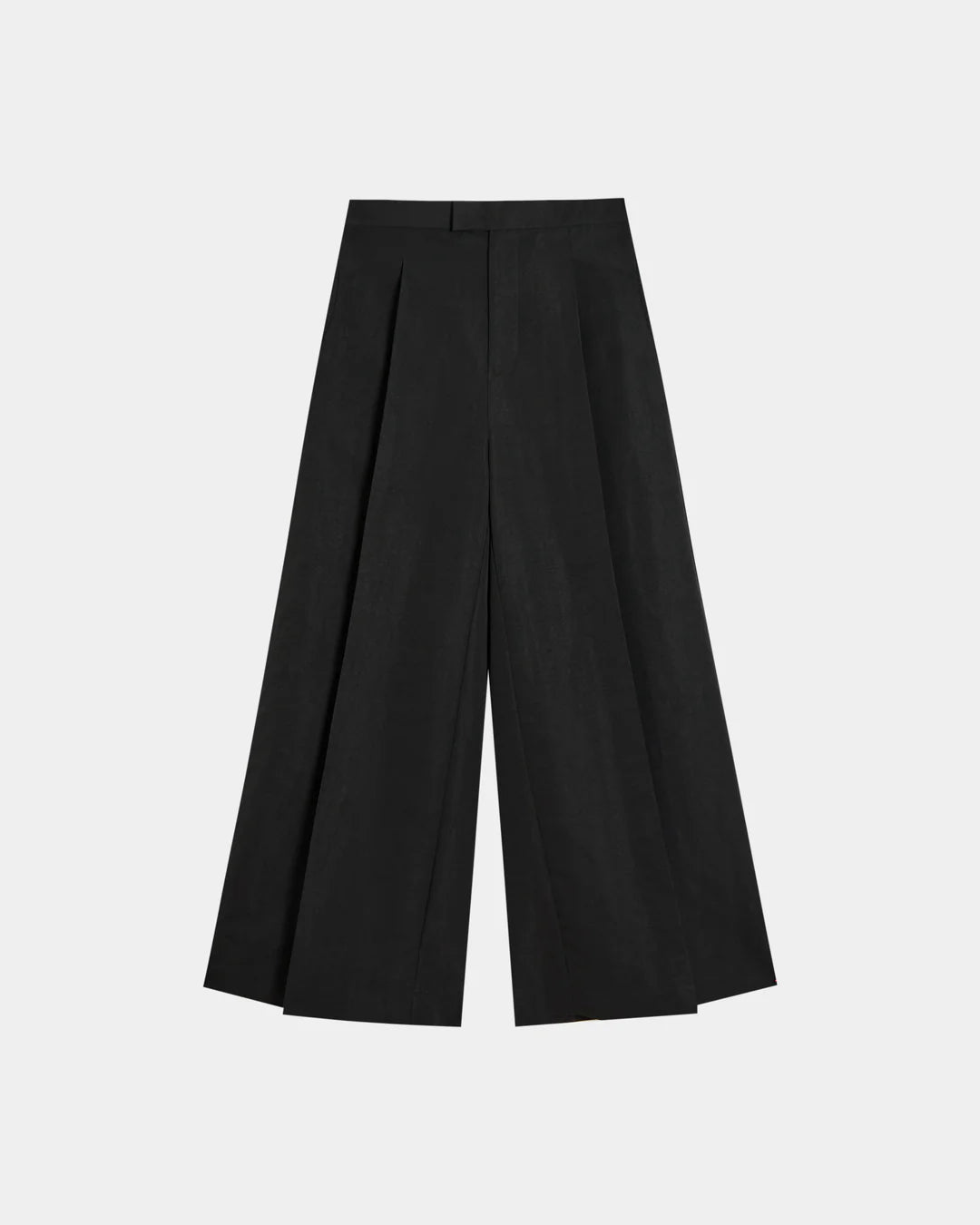 กางเกงขายาวขากว้างตกแต่งฮุก