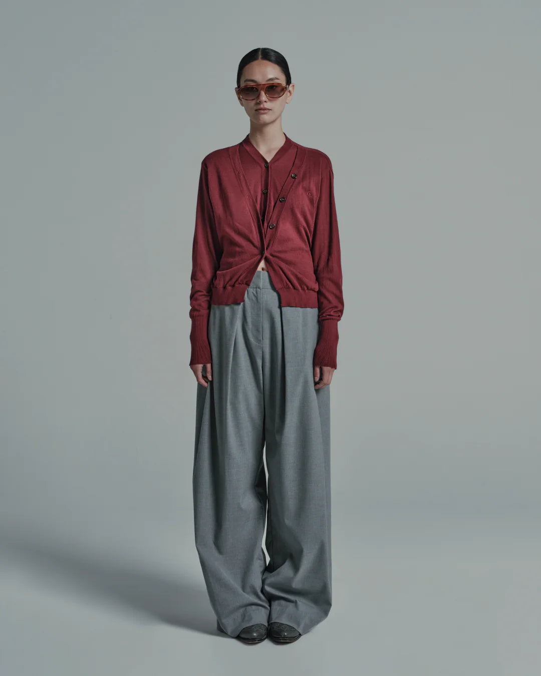 คาร์ดิแกนสองชั้น (Double Layered Cardigan)