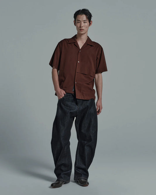 เสื้อฮาวายดีเทลจีบหน้า