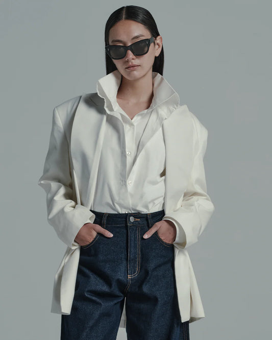 เสื้อเชิ้ตคอสูงสองชั้น (Double Layer High Collar Shirt)